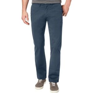 Tommy Hilfiger Mens Custom Fit Chino Pants Blue‎ Casual Dress Trousers 33x32